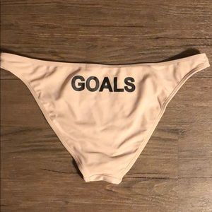 FOREVER 21 “GOALS” Bikini Bottoms